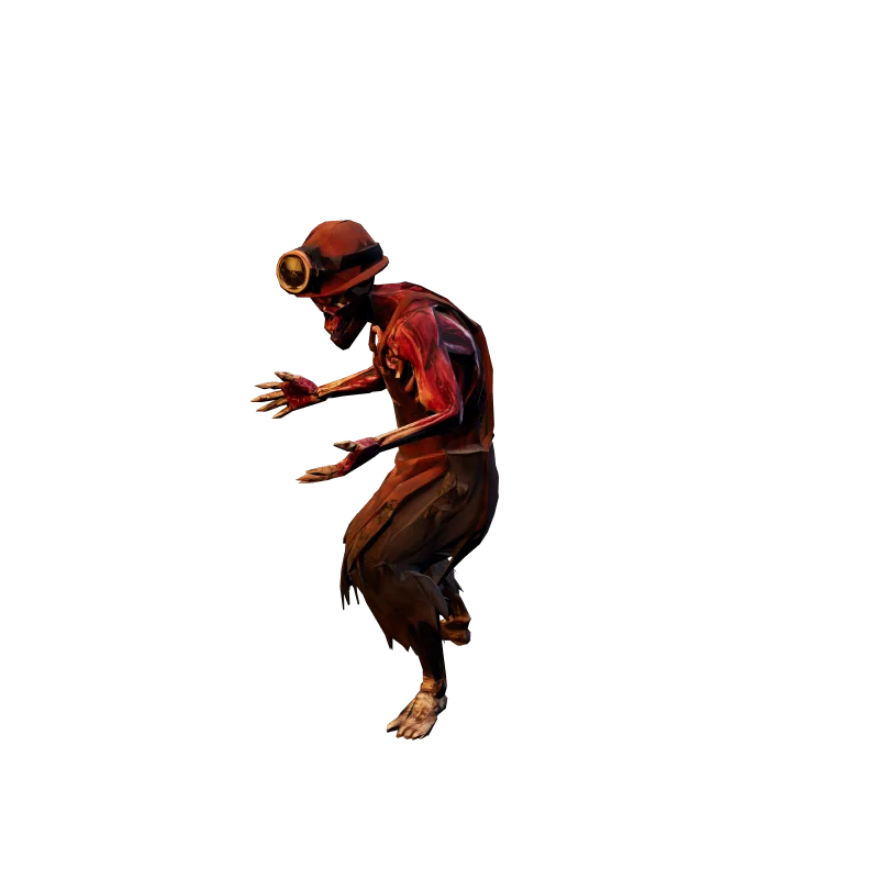 The Rotten Miner, a hollowed digger